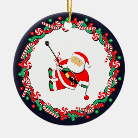 Grappig Rotsklimmen Keramisch Ornament (Voorkant)