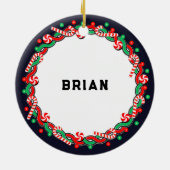 Grappig Rotsklimmen Keramisch Ornament (Achterkant)