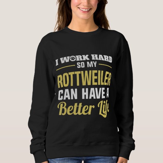 Grappig Rottie Rottweiler Dog Shirt (Voorkant)