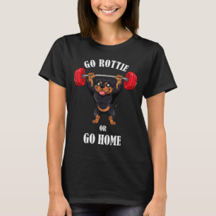 Grappig Rottweiler Workout Shirt Rottie Fitness Gy