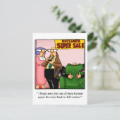 Grappig "Rough Day"? Briefkaart "Spectickles" (Staand voorkant)