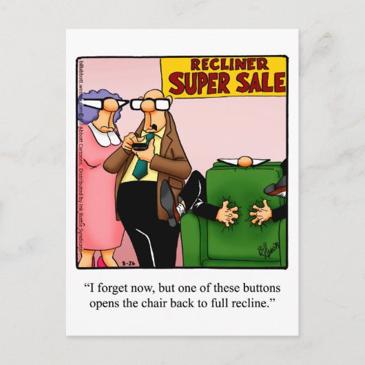 Grappig "Rough Day"? Briefkaart "Spectickles" (Voorkant)