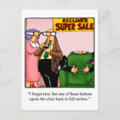 Grappig "Rough Day"? Briefkaart "Spectickles" (Voorkant)