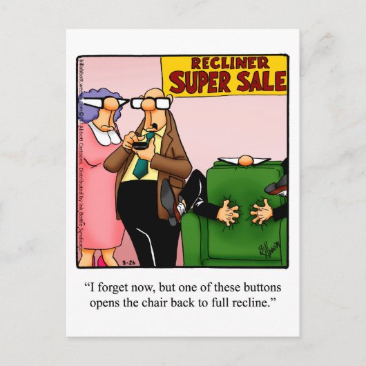 Grappig "Rough Day"? Briefkaart "Spectickles" (Voorkant)