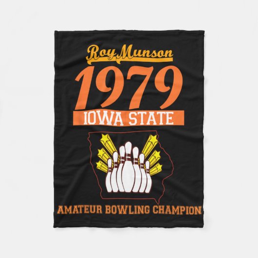 Grappig Roy Munson King Pin Bowling T-shirt 2 Fleece Deken (Voorkant)