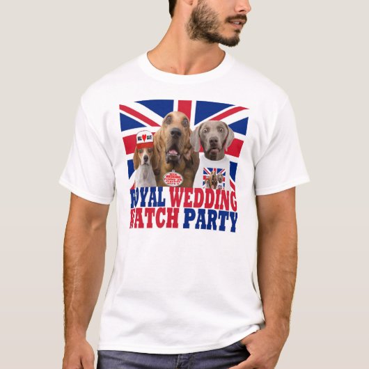 Grappig Royal Wedding Watch Party T-shirt (Voorkant)