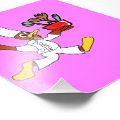 Grappig Roze Chef Ducky Kazoo Fotovergroting Foto Afdruk (Hoek)