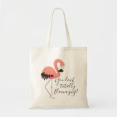Grappig roze Flamingo volledig het ontvlammen van  Tote Bag (Voorkant)