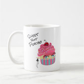 Grappig Roze Kawaii Food Humor Cupcake Halloween Koffiemok (Links)