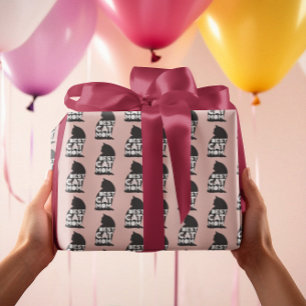 Grappig Roze Moederdag Beste Kattenmoeder Ooit Cadeaupapier