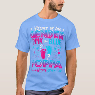 Grappig roze of blauwe papaver houdt van je geslac t-shirt