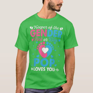 Grappig roze of blauwe Pop houdt van je seksespeci T-shirt