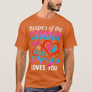 Grappig roze of blauwe Pop houdt van je seksespeci T-shirt