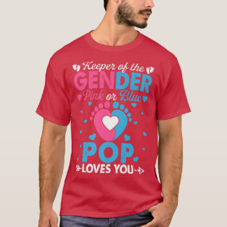 Grappig roze of blauwe Pop houdt van je seksespeci T-shirt