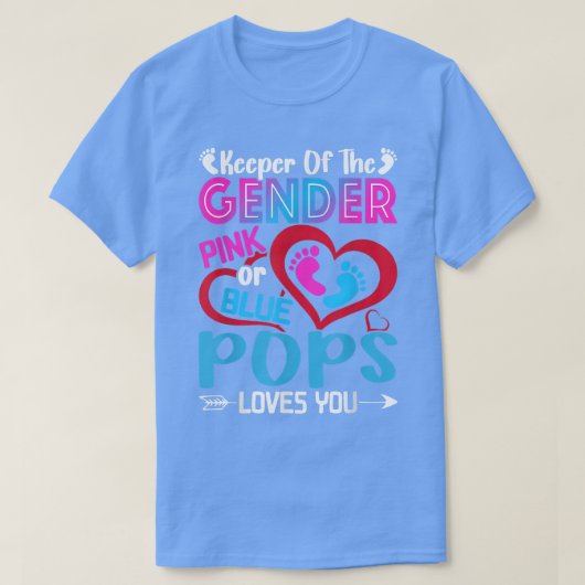 Grappig roze of blauwe Poppen houden van je geslac T-shirt (Design voorkant)