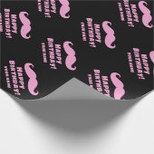 Grappig roze snuffelpapier, aangepast op basis van cadeaupapier (Hoek)