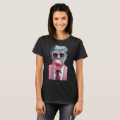 Grappig Roze Trump Bubble Gum Yum T-shirt (Voorkant volledig)