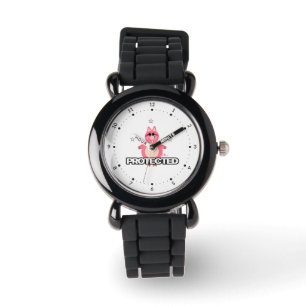 Grappig roze varken horloge