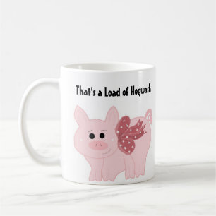 Grappig Roze Varken met Spreuk Koffiemok