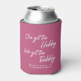 Grappig roze We kregen de Bubbly Bachelorette Part Blikjeskoeler