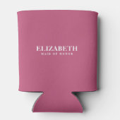 Grappig roze We kregen de Bubbly Bachelorette Part Blikjeskoeler (Achterkant)