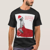 Grappig Rude Sexy Pinup Santa Mannen Kerst T-shirt (Voorkant)