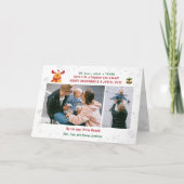 Grappig Rudolph Oh Deer We hebben 3 foto's collage Kaart (Voorkant)