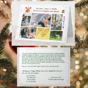 Grappig Rudolph Oh Deer We hebben 5 foto's Modern  Kaart