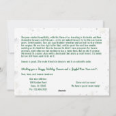 Grappig Rudolph Oh Deer We hebben 6 foto's Golden  Feestdagenkaart (Achterkant)