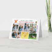 Grappig Rudolph Oh Deer We hebben 6 foto's Modern  Kaart (Voorkant)