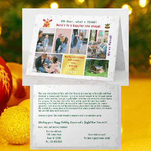 Grappig Rudolph Oh Deer We hebben 6 foto's Modern  Kaart