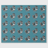  grappig rugby cadeaupapier (Vlak)