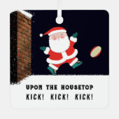 Grappig Rugby Collectible Keramisch Ornament (Voorkant)