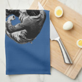 grappig  rugby die katten speelt theedoek (Quarter Fold)