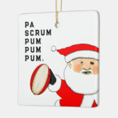 Grappig Rugby Drummer Boy Keramisch Ornament (Links)