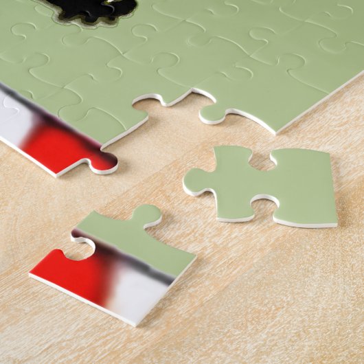 grappig rugby feestcadeau voor puzzel legpuzzel (Zijkant)