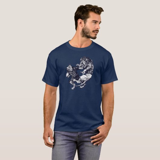  grappig rugby t-shirt (Voorkant volledig)