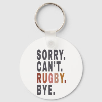 Grappig Rugby-weekendje , voor Rugby-mama, Cadeau- Sleutelhanger