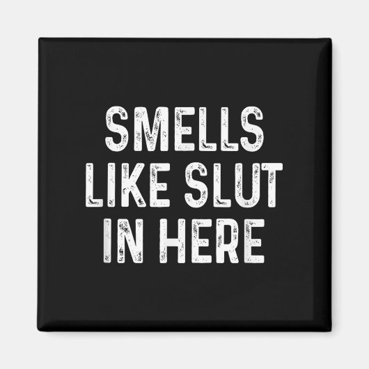 Grappig ruikt hier naar aanstootgevende volwassen  magneet (Voorkant)