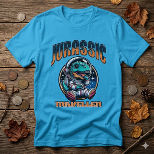 Grappig Ruimtedinosaurus Alien Astronaut T-Shirt