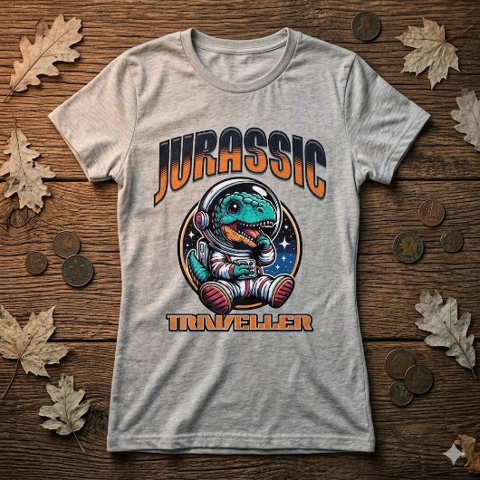 Grappig Ruimtedinosaurus Alien Astronaut T-Shirt