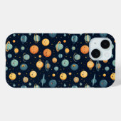 Grappig ruimtepatroon Case-Mate iPhone case (Achterkant (horizontaal))