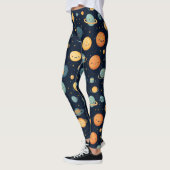 Grappig ruimtepatroon leggings (Links)