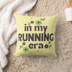 Grappig Runner Gift, Marathon Motivatie Decor Kussen