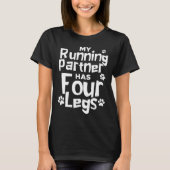 Grappig Running Shirt Dog Marathon Runners Gift Fo (Voorkant)