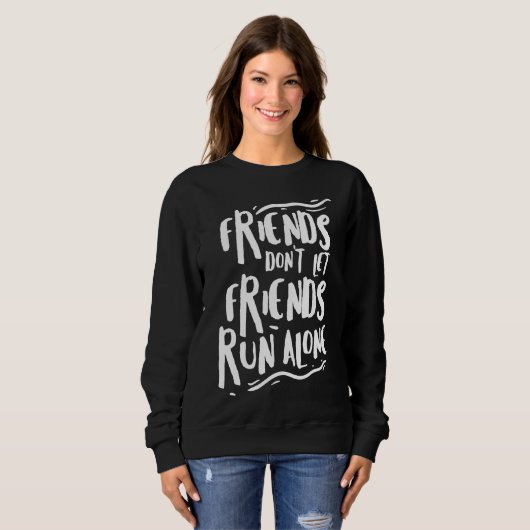 Grappig Running Shirt Vrienden Marathon Runners Ca (Voorkant volledig)
