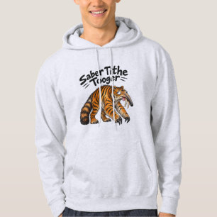 Grappig Saber Tithe Tooger Sweatshirt voor Volwass