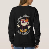 Grappig SAHM & WFH Mom Life Gift - Koffieliefhebbe Trui (Achterkant)