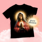 Grappig Saint Melania gebed T-shirt