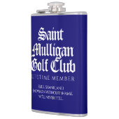 Grappig Saint Mulligan Golf Club Levenslang Lid Heupfles (Links)